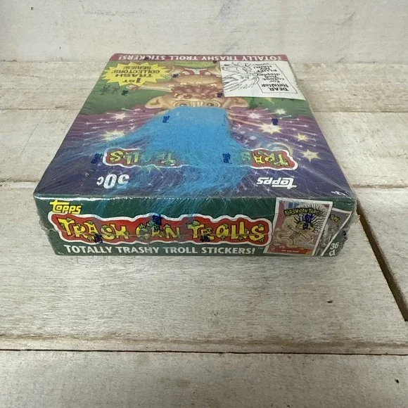 TOPPS TRASH CAN TROLL STICKERS 1992 BOXSEALED 1ST SERIES36 PACKS NOS